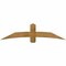 Ekena Millwork Bellingham Rough Sawn Timber Gable Bracket, Western Red Cedar, 72"W x 18"H x 4"D x 6"F, 6/12 Pitch GBW072X18X0406BEL00RWR - alternate 1
